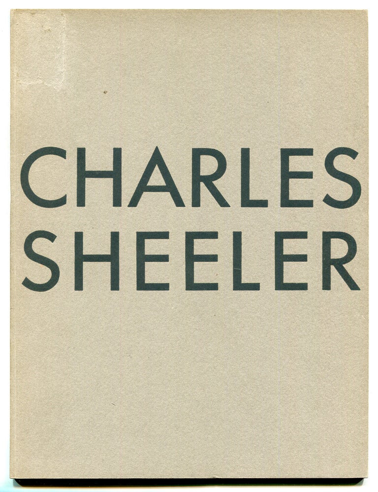 Exhibition catalog : Charles Sheeler: Paintings, Drawings, Photographs ...