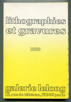 Item #511924 Lithograhies et Gravures 1989