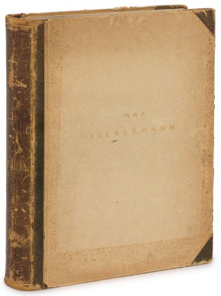 Item #512149 Max Liebermann: Sein leben und seine werke. Erich HANCKE