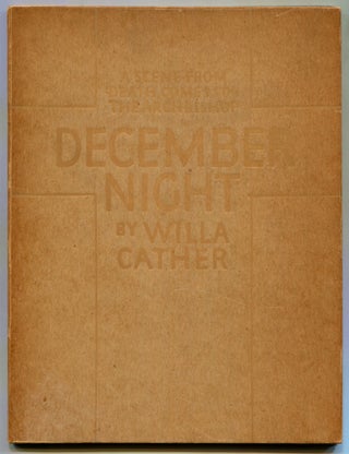 Item #513053 December Night: A Scene from Willa Cather's Novel "Death Comes for the Archbishop"...