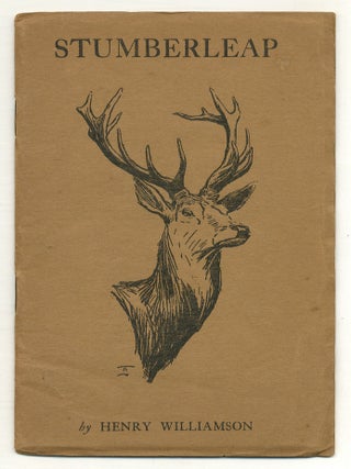 Item #513366 Stumberleap. A Story Taken from The Old Stag. Henry WILLIAMSON