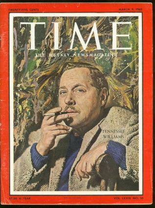 Item #51357 Time: March 9, 1962, Volume LXXIX, Number 10. Henry R. LUCE, Tennessee Williams