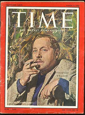 Item #51358 Time: March 9, 1962, Volume LXXIX, Number 10. Henry R. LUCE, Tennessee Williams