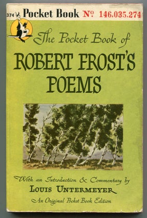 Item #513633 The Pocket Book of Robert Frost's Poems. Robert FROST
