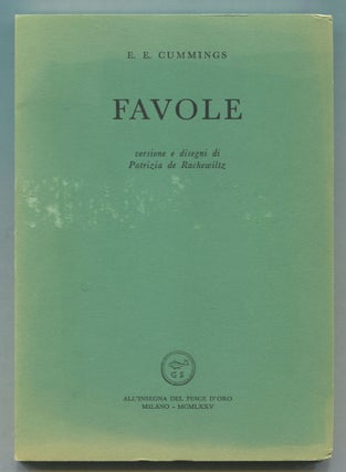Item #514009 Favole [Tales]. E. E. CUMMINGS
