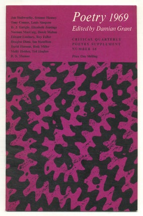 Item #515123 Poetry 1969. Ted HUGHES, Elizabeth Jennings, Louis Simpson, Seamus Heaney, more