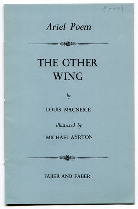 Item #515184 The Other Wing. Louis MacNEICE