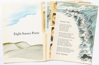 Item #515600 [Broadside Portfolio]: Eight Sussex Poets. Commissioned and published by the...
