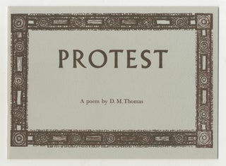 Protest: A Poem. After a Medieval Armenian poem by Frik. D. M. Reg Boulton THOMAS, Frik.