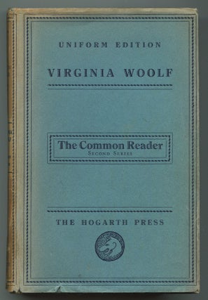 Item #516722 The Common Reader: Second Series. Virginia WOOLF