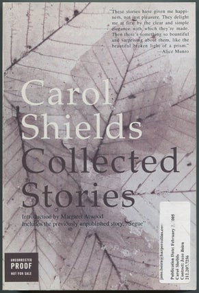 Item #516834 Collected Stories. Carol SHIELDS