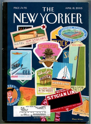 Item #517038 The New Yorker: Journeys – April 18, 2005 (Vol. LXXXXI, No. 9). Seamus HEANEY,...