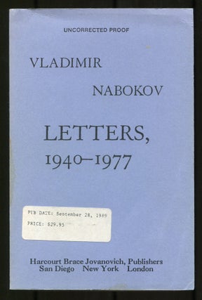 Item #517140 Letters, 1940-1977. Vladimir NABOKOV