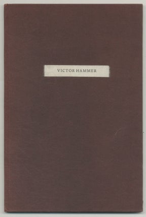 Item #517387 Requiem for Victor Hammer (9.xii.1882 - 10.vii.1967. Victor. Thomas Merton HAMMER,...