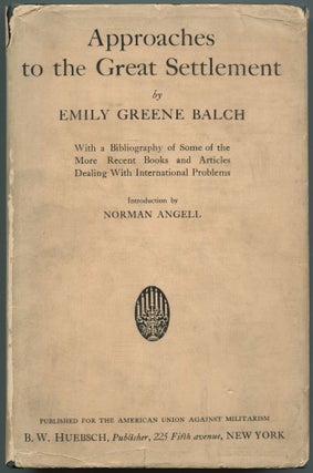 Item #517491 Approaches to the Great Settlement. With a Bibliography of Some of the More Recent...