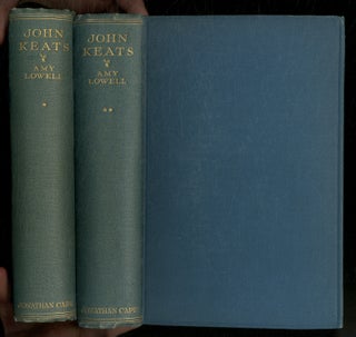 Item #517562 John Keats: Volumes I and II. Amy LOWELL