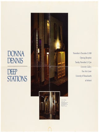 Item #517984 [Exhibition Poster]: Dona Dennis &ndash; Deep Station: November 6 - December 15,...