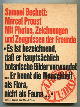 Item #518536 Proust. Samuel BECKETT