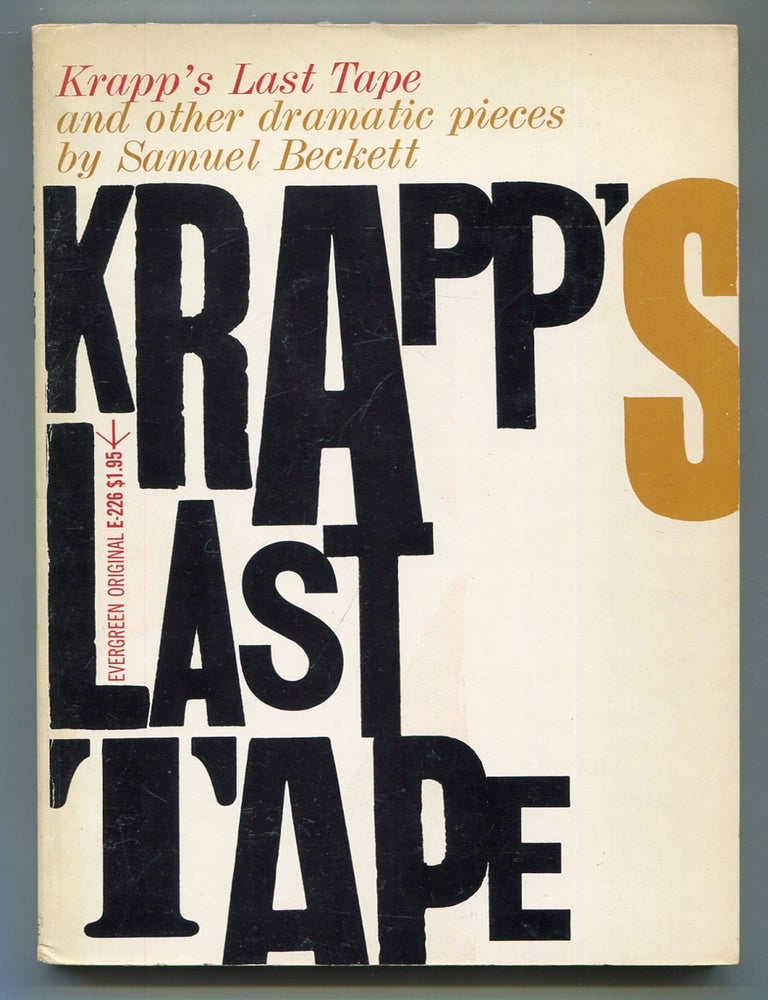 Item #518553 Krapp's Last Tape and Other Dramatic Pieces. Samuel BECKETT.