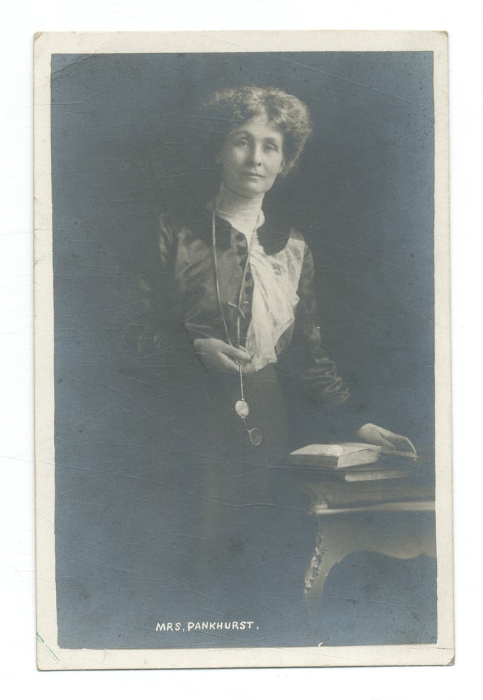 Real Photo Post Card]: Portrait of Mrs. Pankhurst. Emmeline PANKHURST.