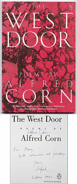 Item #51863 The West Door. Alfred CORN.