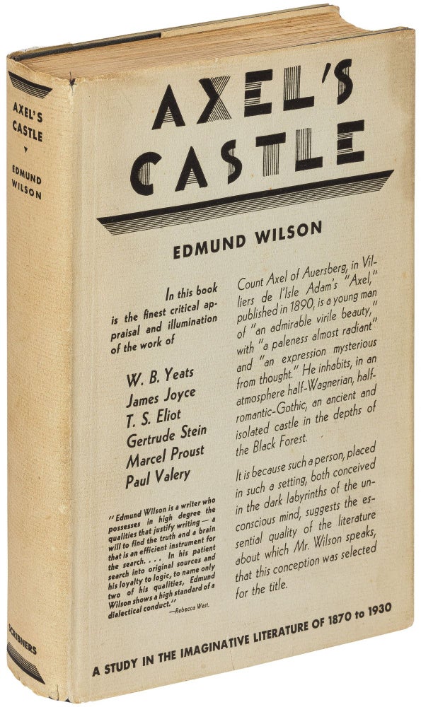 Item #518634 Axel's Castle. A Study in the Imaginative Literature of 1870-1930. Edmund WILSON.