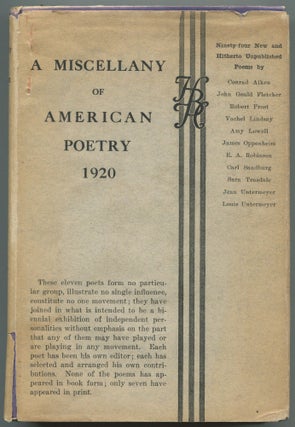 Item #518822 A Miscellany of American Poetry