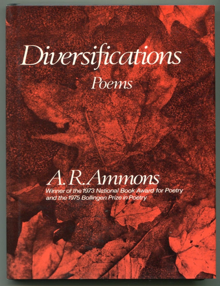 Item #518919 Diversifications: Poems. A. R. AMMONS.