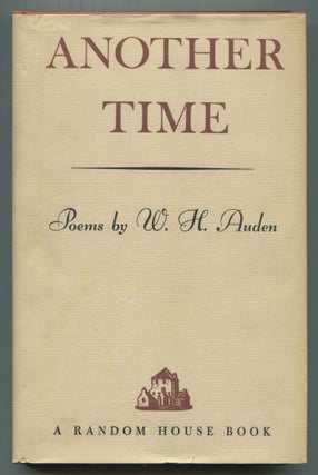 Item #518992 Another Time. Poems. W. H. AUDEN