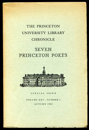 Item #519234 The Princeton University Library Chronicle – Volume XXV, Number 1, Autumn 1963....