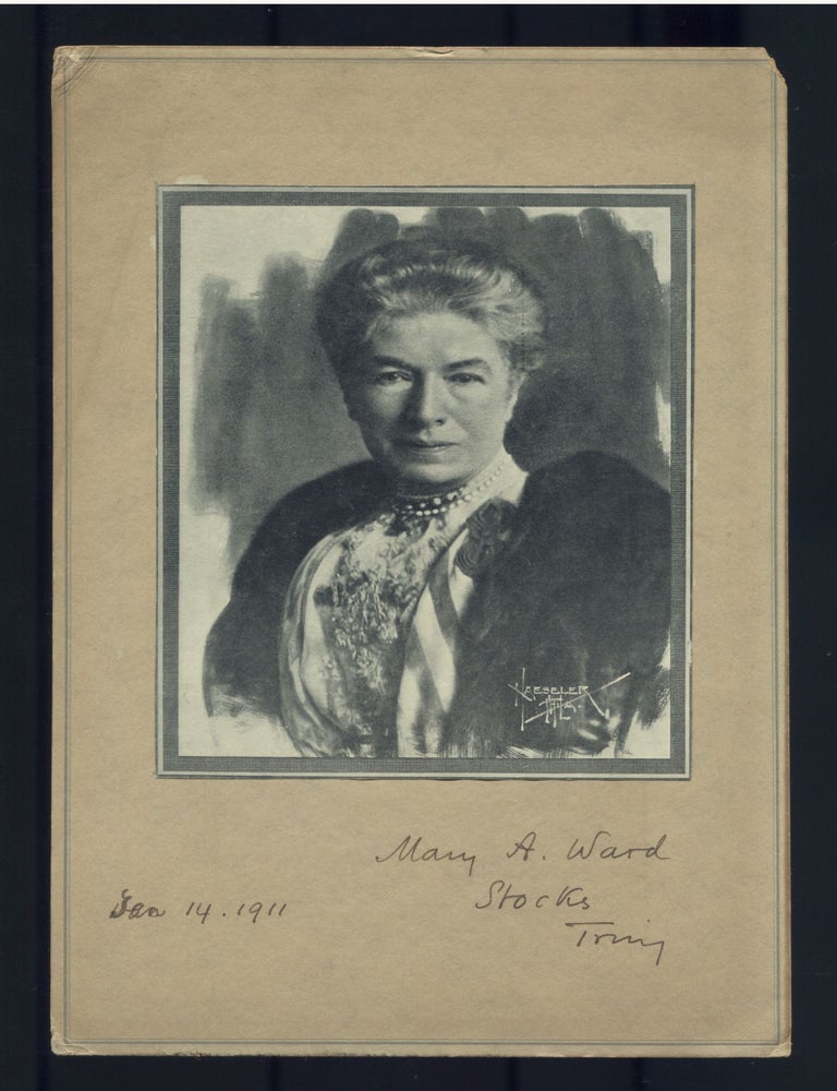 Photographic Portrait of Mrs. Humphrey Ward, from a Photograph by Haeseler Photographic Studios. Mrs. Humphry WARD.
