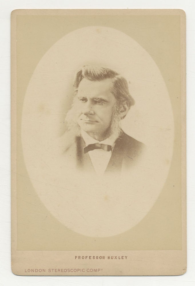 Cabinet Card Portrait of Thomas Henry Huxley. Thomas Henry HUXLEY.