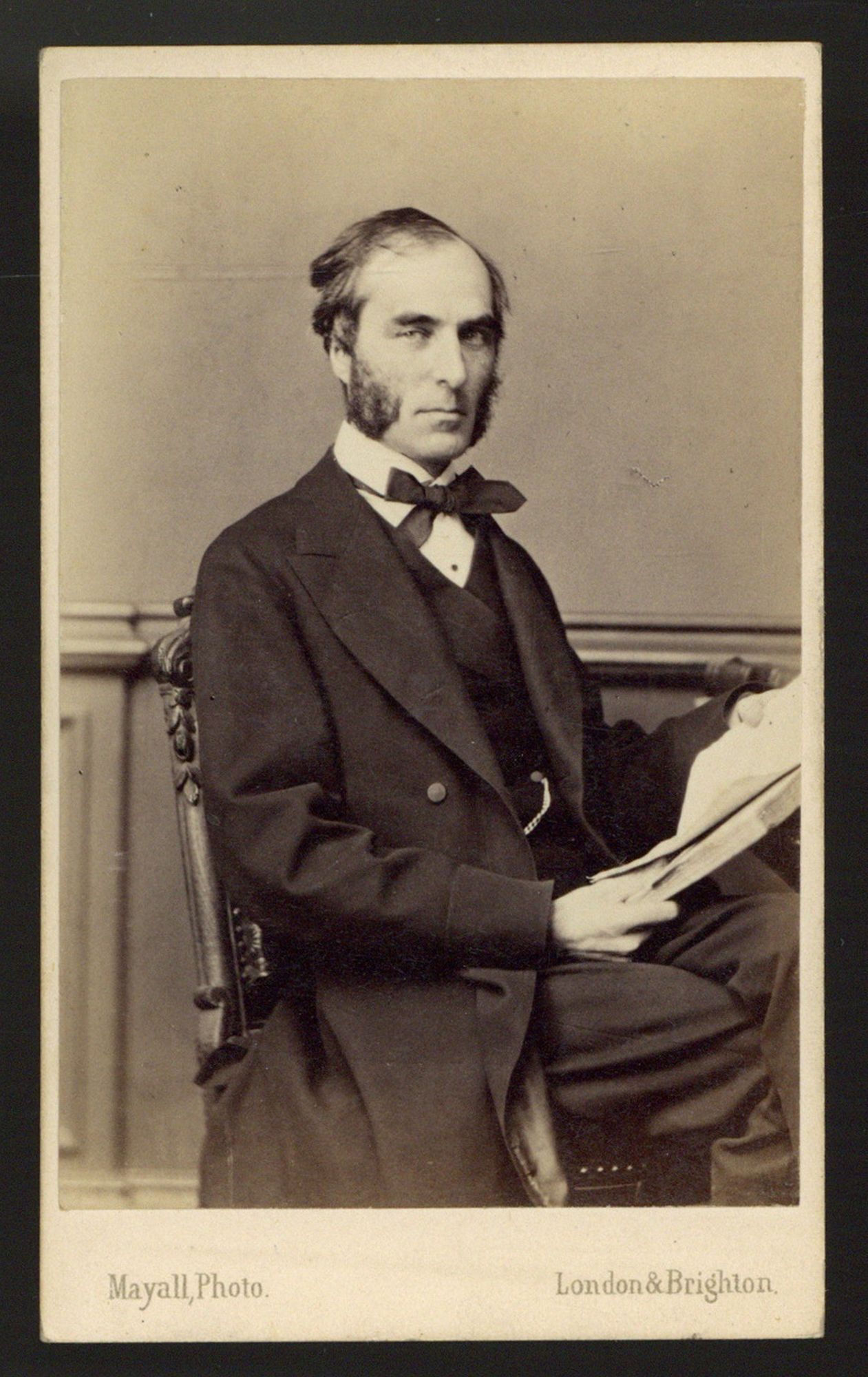 Carte-de-visite : Portrait of Goldwin Smith, English Historian and ...