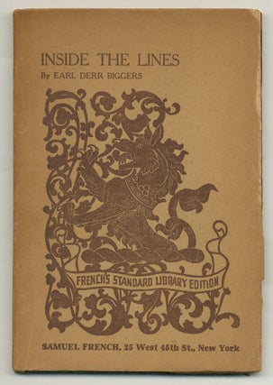 Item #519673 Inside the Lines: A Play in Three Acts (French's Standard Library Edition). EARL...