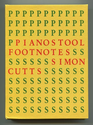 Item #520688 Pianostool Footnotes. Simon CUTTS