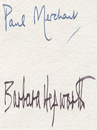 Stones. Poems By Paul Merchant. Lithographs By Barbara Hepworth