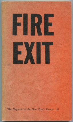 Item #522418 Fire Exit - Volume I, Number 1. James TATE, William Corbett, Jim Harrison, Yvonne...