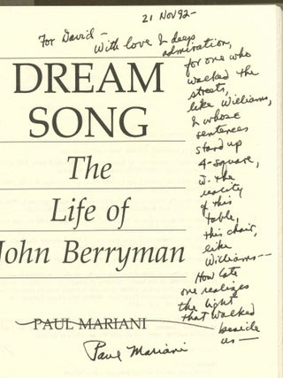 Dream Song: The Life of John Berryman