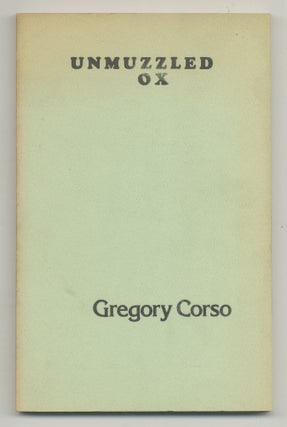 Item #523487 Gregory Corso Section [in] Unmuzzled Ox - Volume 2, Numbers 1 and 2 [with] Autograph...