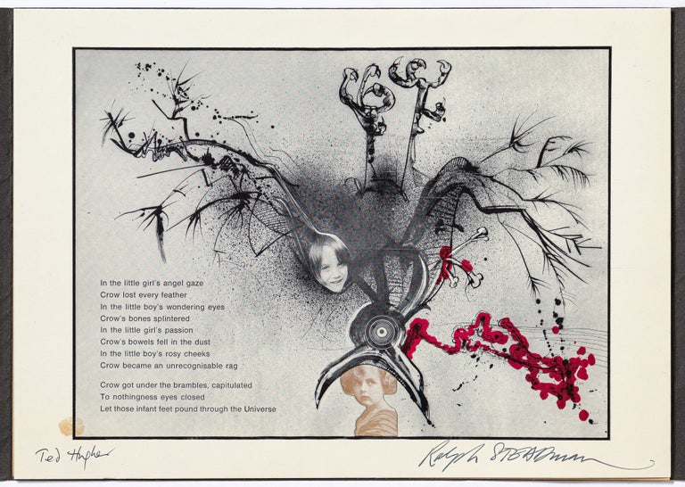 Caption Title]: In the little girl's angel gaze... [with] A Proof of the Illustration. Ted. Ralph Steadman HUGHES.