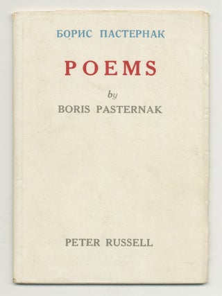 Poems. Boris PASTERNAK.