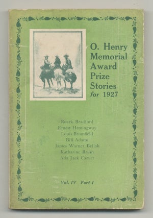 Item #524275 The Killers [in] O. Henry Memorial Prize Stories for 1927 [in Two Volumes]. Ernest...