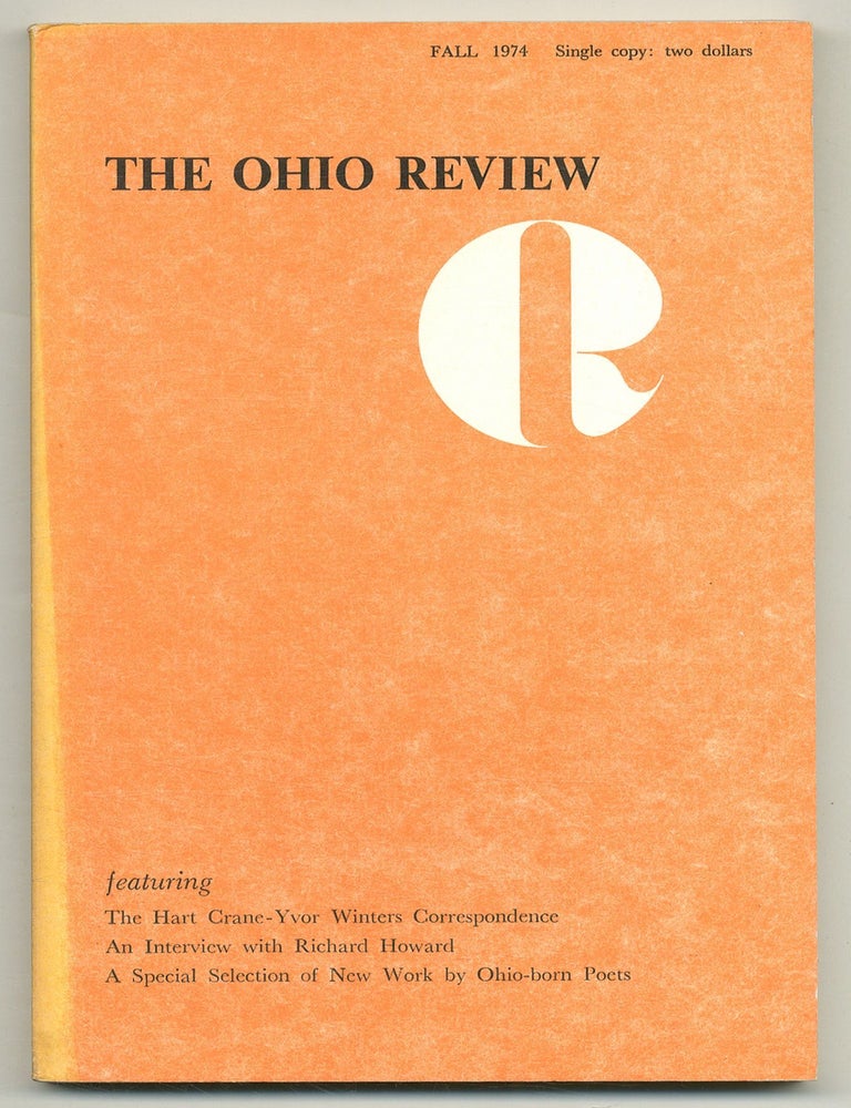 Item #524428 The Ohio Review: Volume XVI, Number 1, Fall 1974. Nikki GIOVANNI, Peter Wild, Richard Howard, Thomas Parkinson.