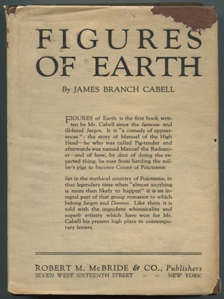 Item #525155 Figures of Earth. A Comedy of Appearances. James Branch CABELL