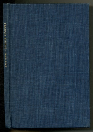 Item #525210 Francis Biddle: 1886-1968. A Memorial Service held in the Bethlehem Chapel,...