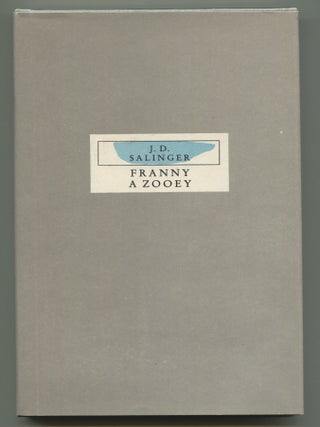 Item #525685 Franny a Zooey. J. D SALINGER