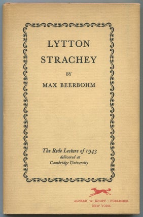 Item #525751 Lytton Strachey. Max BEERBOHM