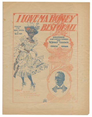 Item #526022 [Sheet Music]: I Love Ma Honey Best of All. Supplement to The San Francisco...