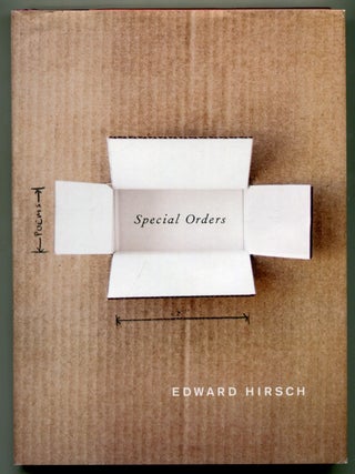 Item #526153 Special Orders: Poems. Edward HIRSCH