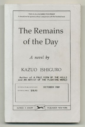 Item #526374 The Remains of the Day. Kazuo ISHIGURO